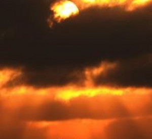 Sonnenuntergang in Ostfriesland