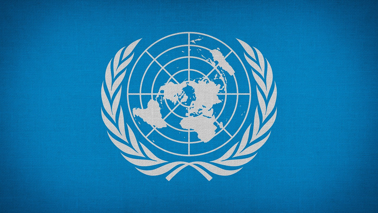 Flagge der UN