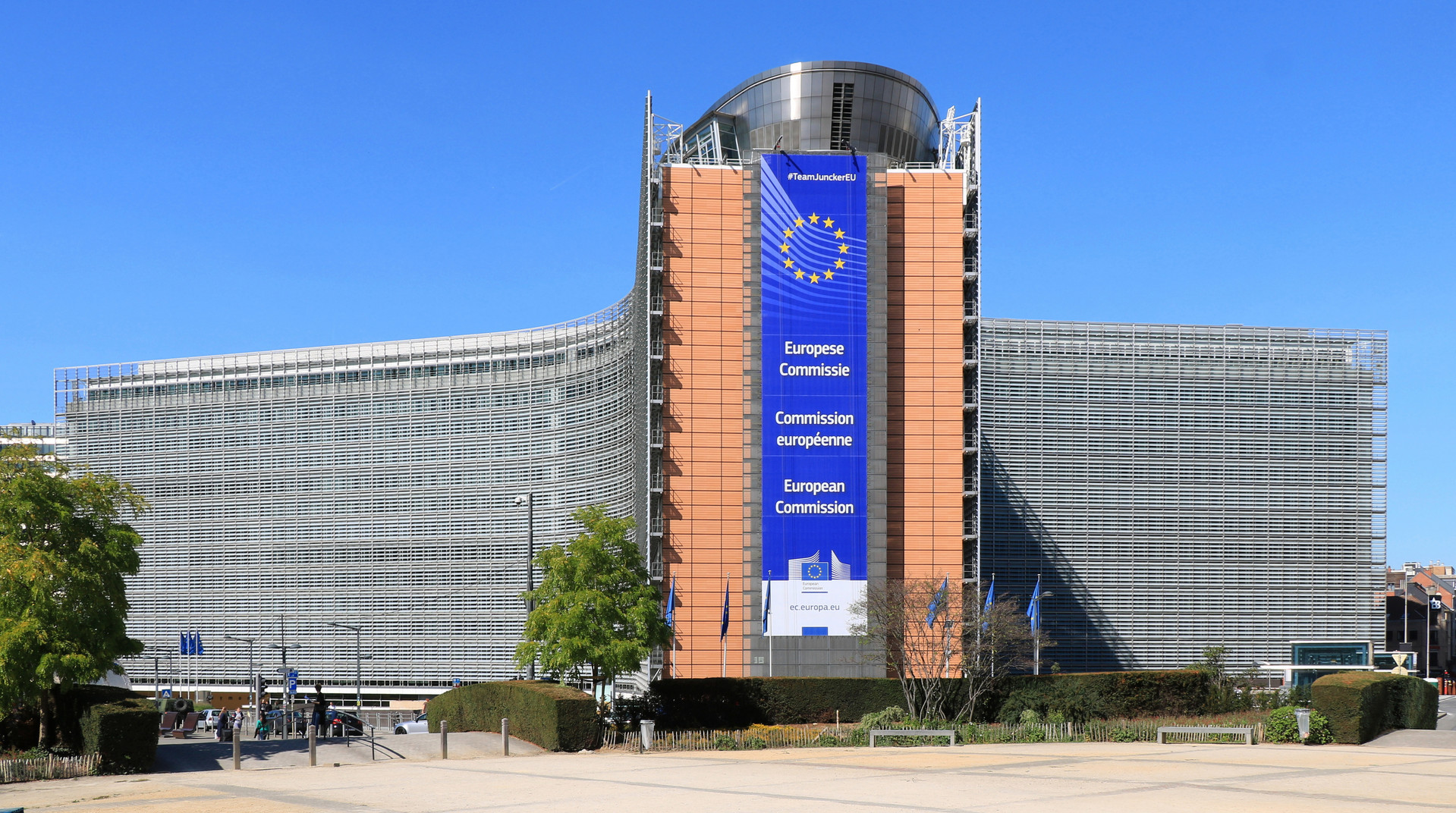 Das Gebäude der Europäischen Kommission in Brüssel