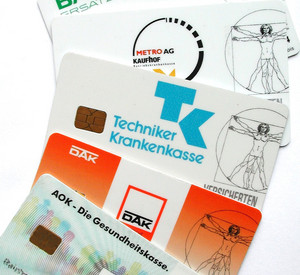 Krankenkassen Versicherten-Karten