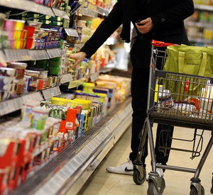 Einkaufen im Supermarkt